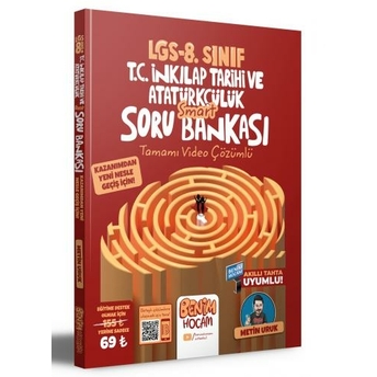 Benim Hocam Yayınları 2023 Lgs 8.Sınıf T.c. Inkılap Tarihi Ve Atatürkçülük Smart Tamamı Video Çözümlü Soru Bankası Metin Uruk