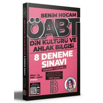 Benim Hocam Yayınları 2023 Öabt Din Kültürü Ve Ahlak Bilgisi Tamamı Çözümlü 8 Deneme Sınavı Özlem Oktar