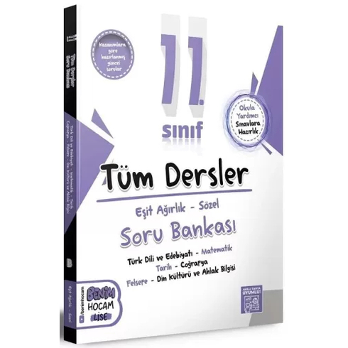 Benim Hocam Yayınları 2024 11. Sınıf Eşit Ağırlık Sözel Tüm Dersler Soru Bankası Komisyon