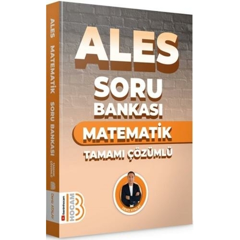 Benim Hocam Yayınları 2024 Ales Matematik Tamamı Çözümlü Soru Bankası Deniz Atalay