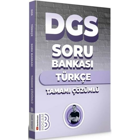 Benim Hocam Yayınları 2024 Dgs Türkçe Tamamı Çözümlü Soru Bankası Kadir Başar