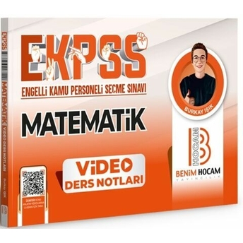 Benim Hocam Yayınları 2024 Ekpss Matematik Video Ders Notları Burkay Işık