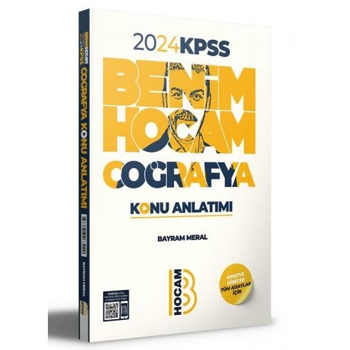 Benim Hocam Yayınları 2024 Kpss Coğrafya Konu Anlatımı Bayram Meral