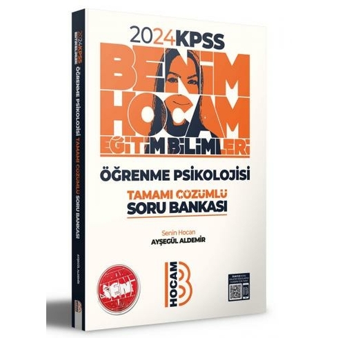 Benim Hocam Yayınları 2024 Kpss Eğitim Bilimleri Öğrenme Psikolojisi Tamamı Çözümlü Soru Bankası Ayşegül Aldemir