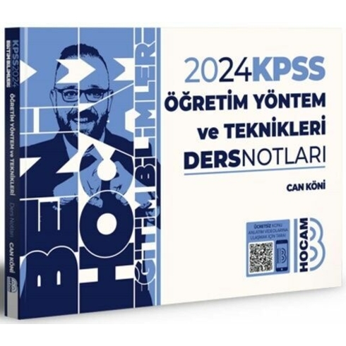 Benim Hocam Yayınları 2024 Kpss Eğitim Bilimleri Öğretim Yöntem Ve Teknikleri Ders Notları Can Köni