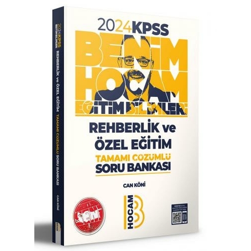 Benim Hocam Yayınları 2024 Kpss Eğitim Bilimleri Rehberlik Ve Özel Eğitim Tamamı Çözümlü Soru Bankası Can Köni