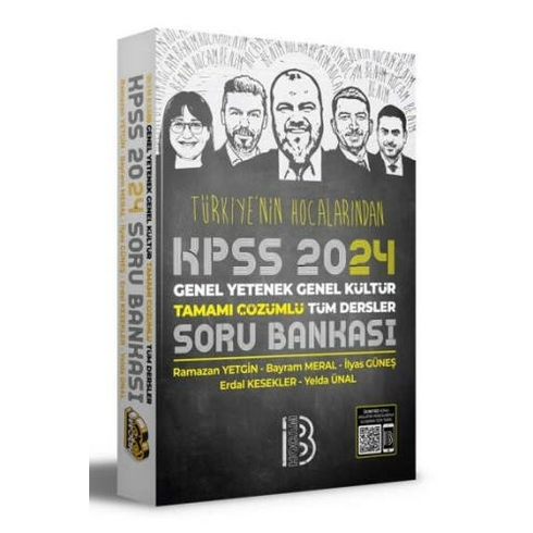 Benim Hocam Yayınları 2024 Kpss Lisans Gk-Gy Tüm Dersler Tamamı Çözümlü Soru Bankası Ramazan Yetgin