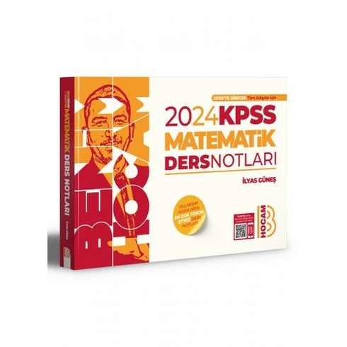 Benim Hocam Yayınları 2024 Kpss Matematik Ders Notları Ilyas Güneş