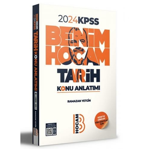 Benim Hocam Yayınları 2024 Kpss Tarih Konu Anlatımı Ramazan Yetgin