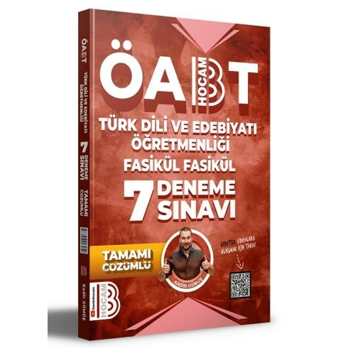 Benim Hocam Yayınları 2024 Öabt Türk Dili Ve Edebiyatı Öğretmenliği Tamamı Çözümlü 7'Li Fasikül Deneme Kadir Gümüş