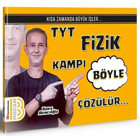 Benim Hocam Yayınları 2024 Tyt Fizik Kampı Barış Akıncıoğlu