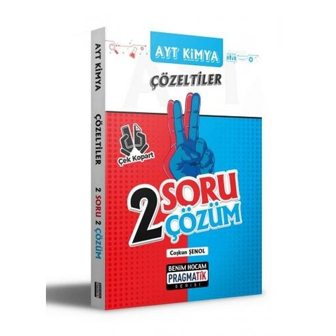 Benim Hocam Yayınları Ayt Kimya Çözeltiler 2 Soru 2 Çözüm Pragmatik Serisi - Coşkun Şenol