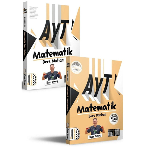 Benim Hocam Yayınları Ayt Matematik Ders Notları Ve Soru Bankası 2'Li Set Ilyas Güneş