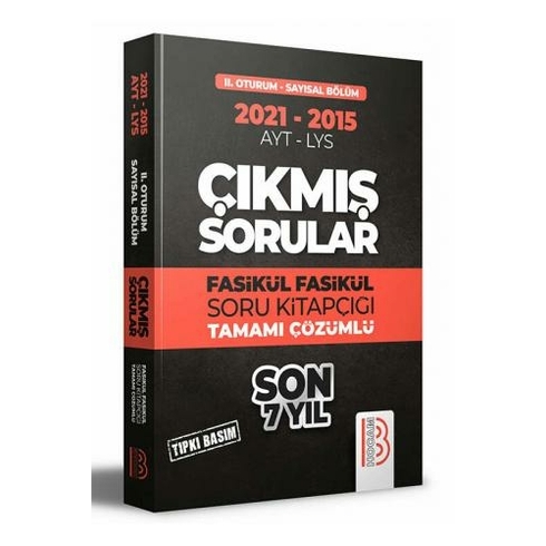 Benim Hocam Yayınları Benim Hocam Yks 2. Oturum Sayısal Bölüm Son 7 Yıl 2015 2021 Tıpkı Basım Fasikül Fasikül Çıkmış Sorular