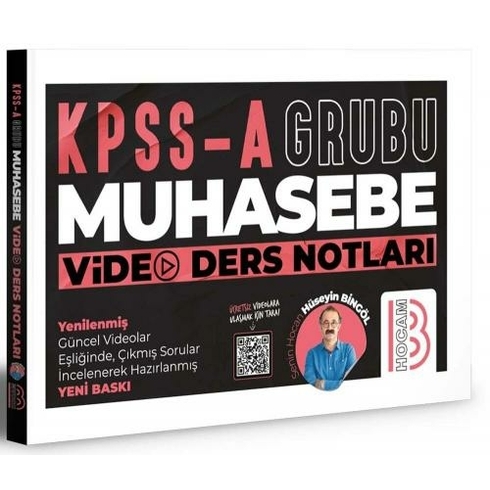 Benim Hocam Yayınları Kpss A Grubu Muhasebe Video Ders Notları