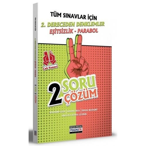 Benim Hocam Yayınları Tüm Sınavlar Için 2. Dereceden Denklemler - Eşitsizlik - Parabol 2 Soru 2 Çözüm Fasikülü