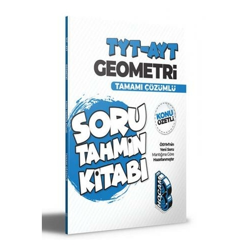 Benim Hocam Yayınları Tyt-Ayt   Geometri Konu Özetli Ve Tamamı Çözümlü Soru Tahmin Kitabı