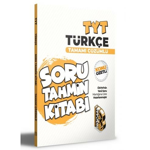 Benim Hocam Yayınları Tyt  Türkçe Konu Özetli Ve Tamamı Çözümlü Soru Tahmin Kitabı