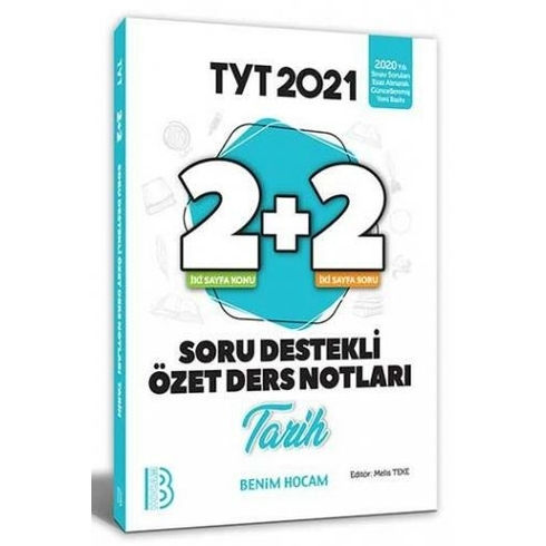 Benim Hocam Yayınları Yks - Tyt Tarih 2+2 Soru Destekli Özet Ders Notları - Melis Teke