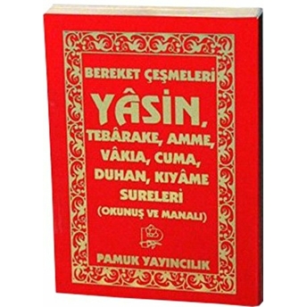 Bereket Çeşmeleri Yasin Tebarake, Amme, Vakıa, Cuma, Duhan, Kıyame Sureleri (Okunuş Ve Manalı) (Yas-116 / P13) Kolektif