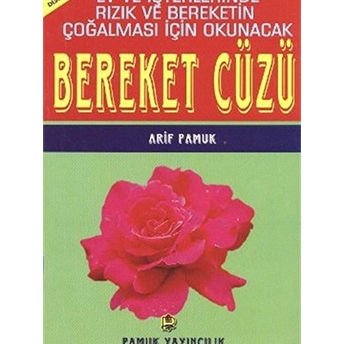 Bereket Cüzü (Dua-065) Arif Pamuk