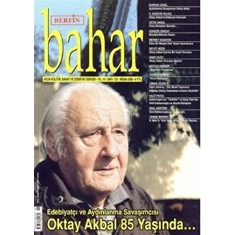 Berfin Bahar Aylık Kültür, Sanat Ve Edebiyat Dergisi Sayı : 122