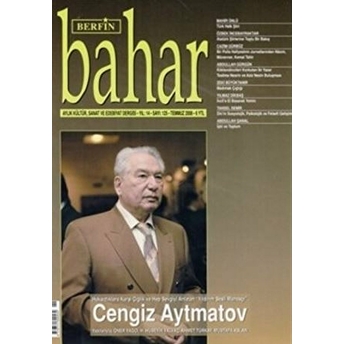 Berfin Bahar Aylık Kültür, Sanat Ve Edebiyat Dergisi Sayı : 125