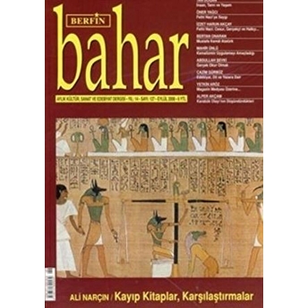 Berfin Bahar Aylık Kültür, Sanat Ve Edebiyat Dergisi Sayı : 127