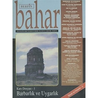 Berfin Bahar Aylık Kültür Sanat Ve Edebiyat Dergisi Sayı : 14 Aralık 1996