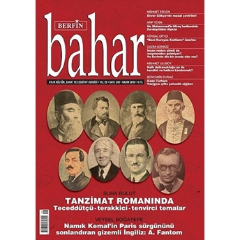 Berfin Bahar Aylık Kültür Sanat Ve Edebiyat Dergisi Sayı: 249 Kasım 2018