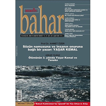 Berfin Bahar Aylık Kültür Sanat Ve Edebiyat Dergisi Sayı: 252 Şubat 2019