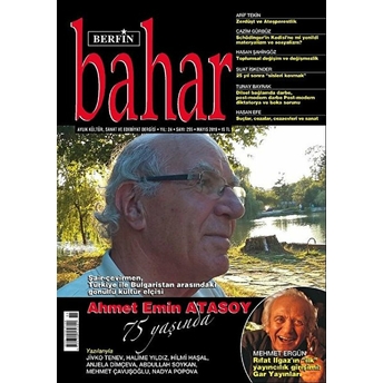 Berfin Bahar Aylık Kültür Sanat Ve Edebiyat Dergisi Sayı: 255 Mayıs 2019