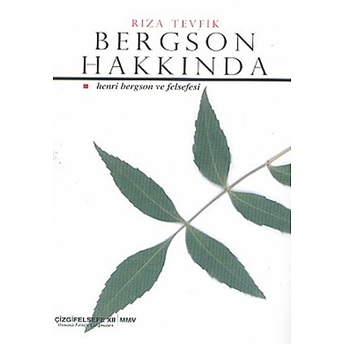 Bergson Hakkında Rıza Tevfik