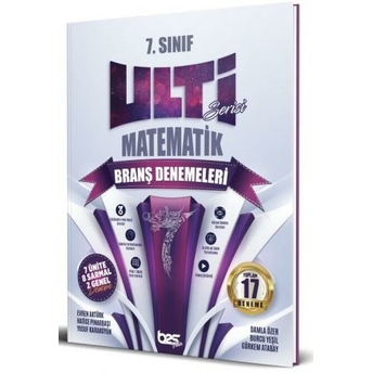 Bes Yayınları 7. Sınıf Matematik Ulti Serisi Denemeleri Komisyon