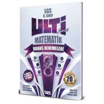 Bes Yayınları 8. Sınıf Matematik Ulti Serisi Denemeleri Komisyon