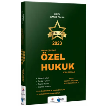 Best Of Özel Hukuku Soru Bankası Tamamı Çözümlü 2023 Mustafa Dinçdemir