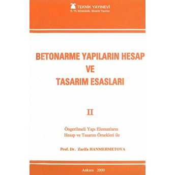 Betonarme Yapıların Hesap Ve Tasarım Esasları - 2 Zarifa Hanmetmetova