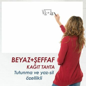 Beyaz Şeffaf Yazı Tahtası (Blister)