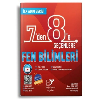 Beyin Takımı 7 Den 8 E Geçenlere Fen Bilimleri Ilk Adım Serisi Tuğba Onur