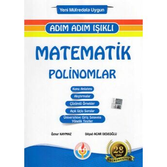 Bilal Işıklı Matematik Polinomlar Adım Adım Işıklı (Yeni) Öznur Kaymaz-Dilşad Acar Dedeoğlu