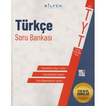 Bilfen Yayınları Tyt Türkçe Soru Bankası Komisyon