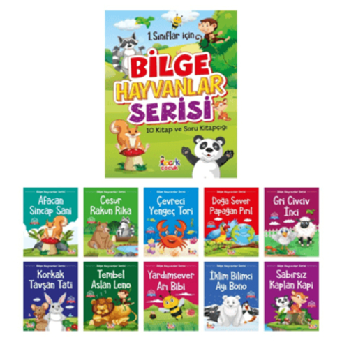 Bilge Hayvanlar Serisi (10 Kitap Soru Kitapçığı) Kolektif