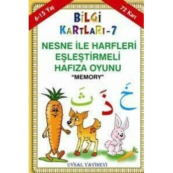 Bilgi Kartları 7 (6-15 Yaş); Nesne Ile Harfleri Eşleştirmeli Hafıza Oyununesne Ile Harfleri Eşleştirmeli Hafıza Oyunu Mürşide Uysal