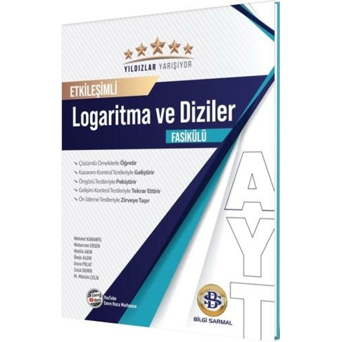 Bilgi Sarmal Yayınları Ayt Logaritma Ve Diziler Yıldızlar Yarışıyor Etkileşimli Fasikülü Mehmet Karanfil