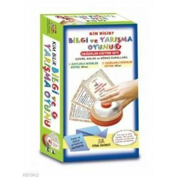 Bilgi Ve Yarışma Oyunu - 9 - Değerler Eğitimi Seti Kim Bilir?; 1-Ayetlerle Değerler Eğitimi , 2-Hadislerle Değerler Eğitimi1-Ayetlerle Değerler Eğitimi , 2-Hadislerle Değerler Eğitimi Mürşide Uysal