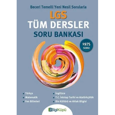 Bilgiküpü Yayınları Lgs Tüm Dersler Soru Bankası Komisyon