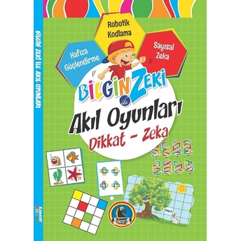 Bilgin Zeki Ile Akıl Oyunları Dikkat Zeka - Yeşil Seri Kolektif