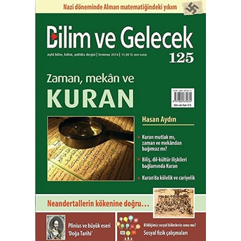 Bilim Ve Gelecek Dergisi Sayı: 125 Kolektif