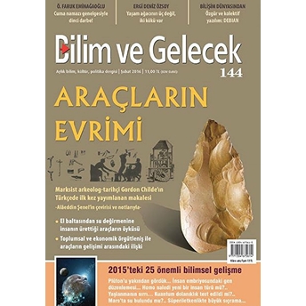 Bilim Ve Gelecek Dergisi Sayı: 144 Şubat 2016 Kolektif