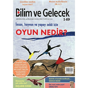 Bilim Ve Gelecek Dergisi Sayı: 149 Temmuz 2016 Kolektif